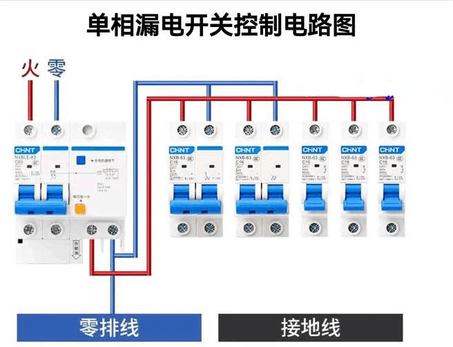 三相四線制電路中可以使用單相漏電保護器嗎？